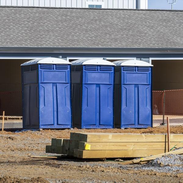 Heavy-duty construction site porta potty in Clarksville, Tennessee
