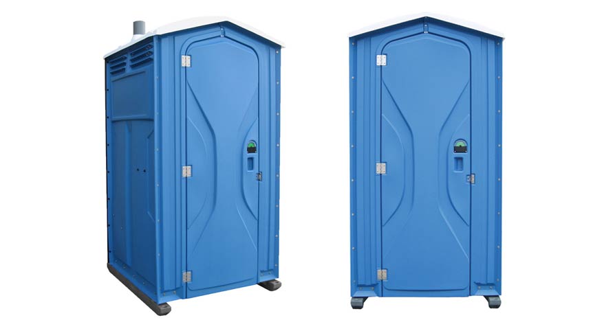 Long-term porta potty units on site in Clarksville, Tennessee